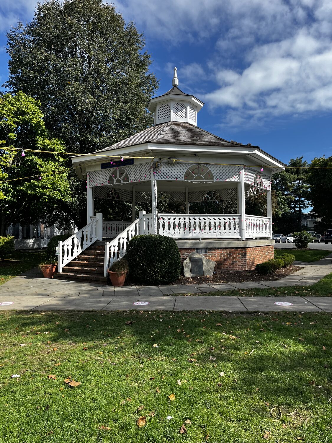 The Sherman Green gazebo, home of Fairfield's Summer Concert Series