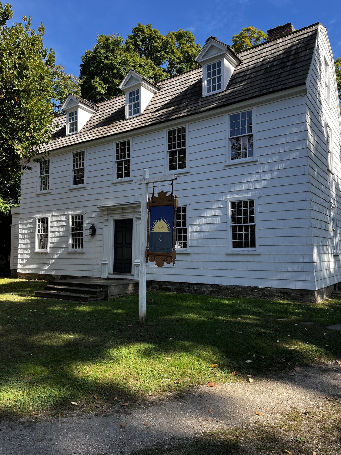 The Sun Tavern, built around 1780, on Fairfield’s Historic Town Green