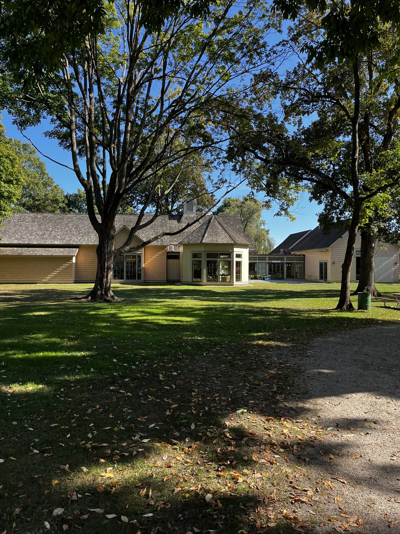 A historic civic building on a green in Fairfield, Connecticut